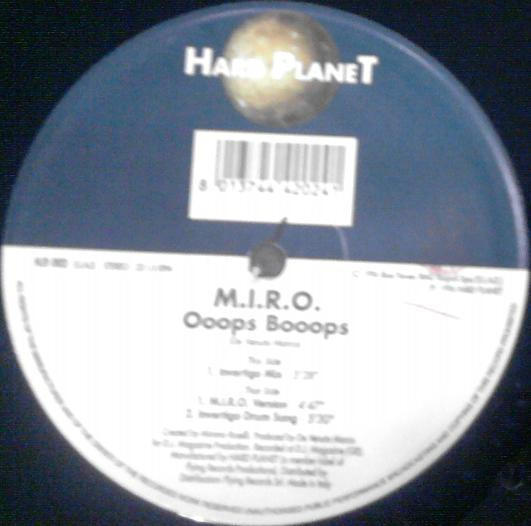 M.I.R.O. - Ooops Booops | Hard Planet (HP 002) - main M.I.R.O. - Ooops Booops | Hard Planet (HP 002) - main