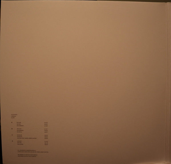 Alva Noto - Unieqav | Noton (N-045) - 2