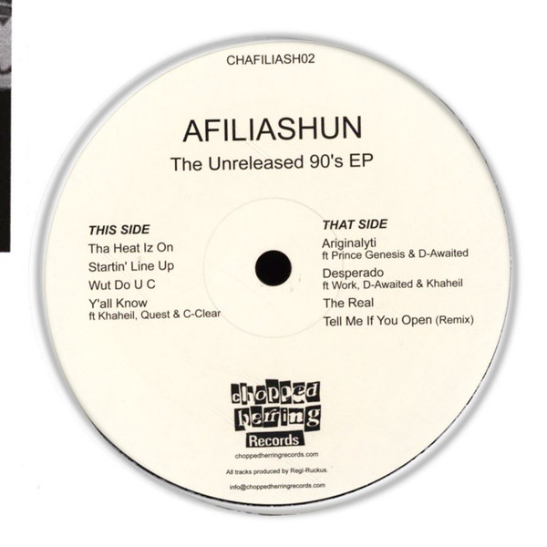 Afiliashun - The Unreleased 90's EP | Chopped Herring Records (CHAFILIASH02) - 2 Afiliashun - The Unreleased 90's EP | Chopped Herring Records (CHAFILIASH02) - 2