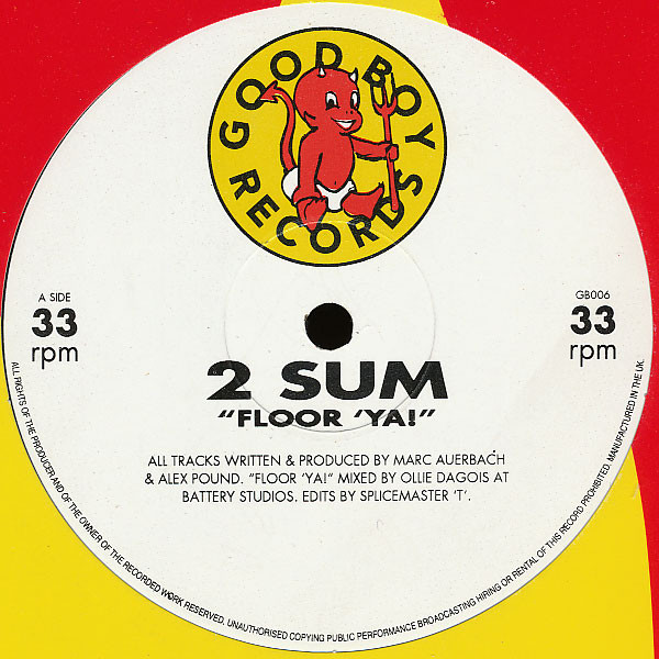 2 Sum - Floor 'Ya! | Good Boy Records (GB 006) - main