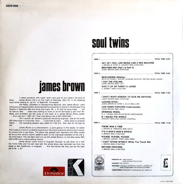James Brown - Sex Machine | Polydor (2625 004) - main