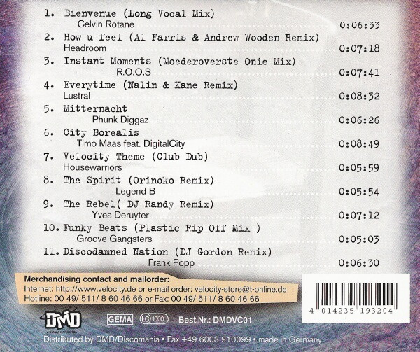 Various - Velocity Presents Traxx II. | DMD (DMDVC01) - 2