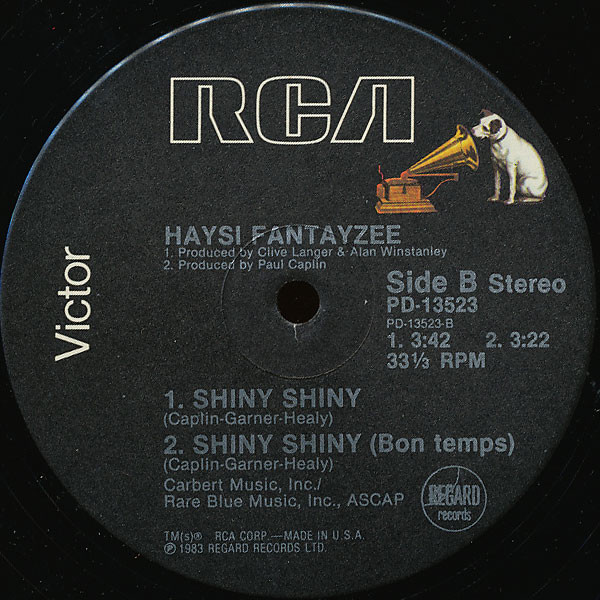 Haysi Fantayzee - Shiny Shiny (Dance Version) | RCA (PD-13523) - 4 Haysi Fantayzee - Shiny Shiny (Dance Version) | RCA (PD-13523) - 4