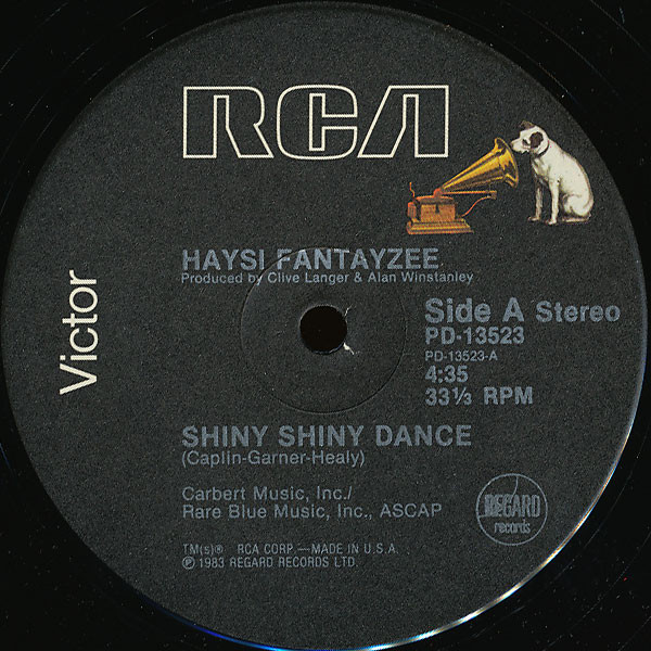 Haysi Fantayzee - Shiny Shiny (Dance Version) | RCA (PD-13523) - 3 Haysi Fantayzee - Shiny Shiny (Dance Version) | RCA (PD-13523) - 3