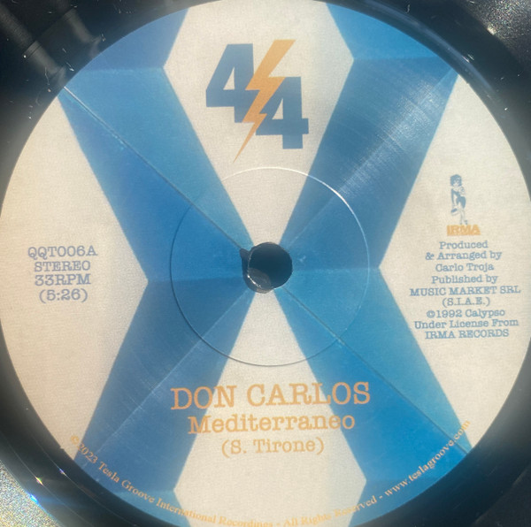Don Carlos - Mediterraneo / Alone | Tesla Groove (QQT006) - 2 Don Carlos - Mediterraneo / Alone | Tesla Groove (QQT006) - 2