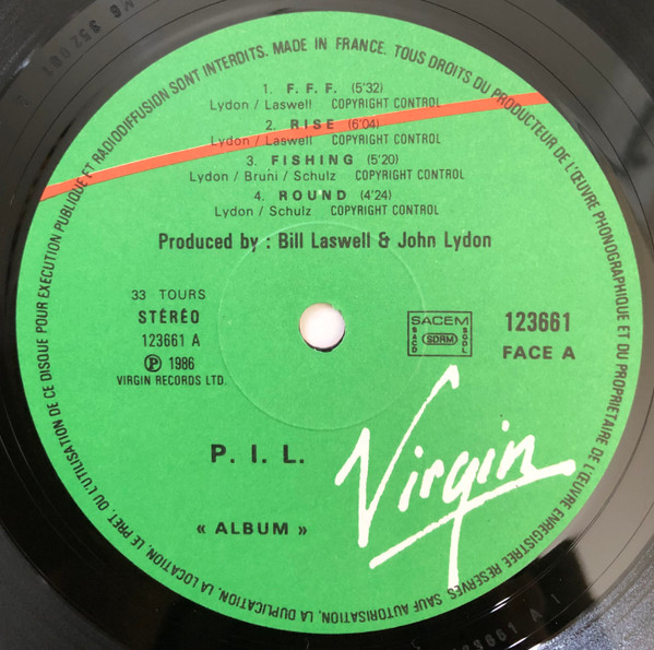 Public Image Limited - Album | Virgin (123661) - 3