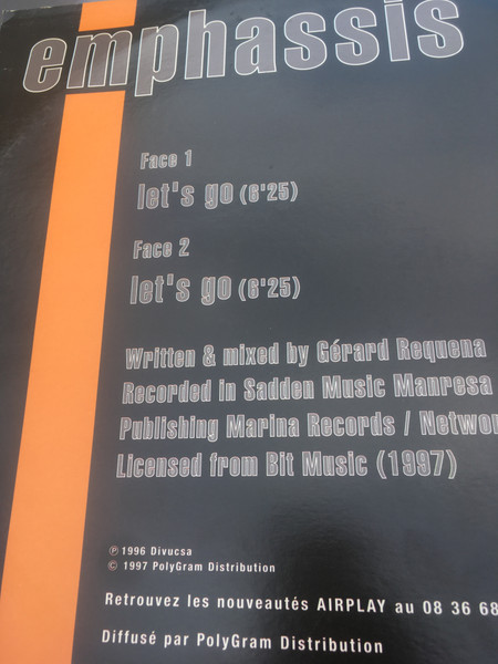 Emphassis - Let's Go | Airplay Records (2790) - 4