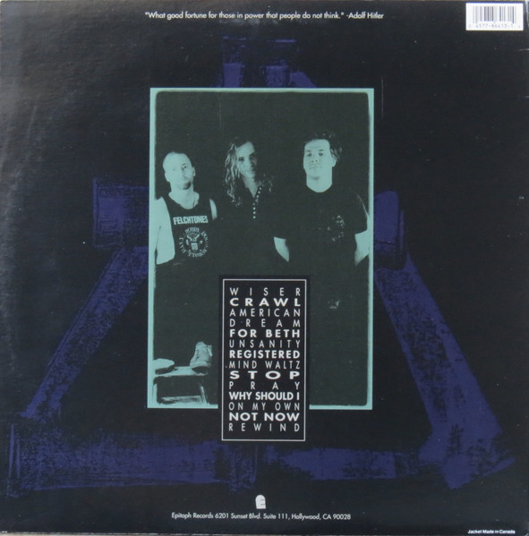 Coffin Break - Crawl | Epitaph (E86413-1) - 2 Coffin Break - Crawl | Epitaph (E86413-1) - 2