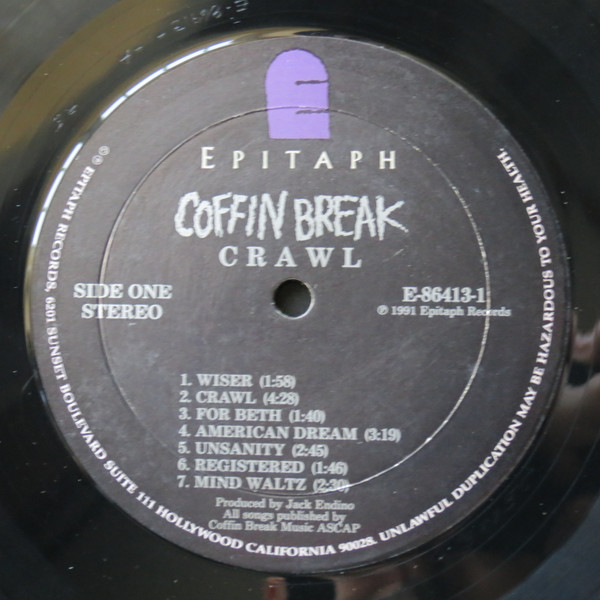 Coffin Break - Crawl | Epitaph (E86413-1) - 3 Coffin Break - Crawl | Epitaph (E86413-1) - 3