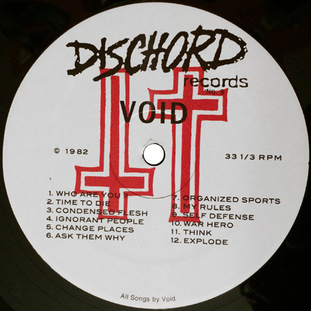 Faith / Void - The Faith / Void | Dischord Records (Dischord No. 8) - 4 Faith / Void - The Faith / Void | Dischord Records (Dischord No. 8) - 4
