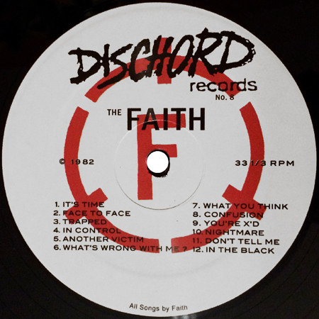 Faith / Void - The Faith / Void | Dischord Records (Dischord No. 8) - 3 Faith / Void - The Faith / Void | Dischord Records (Dischord No. 8) - 3