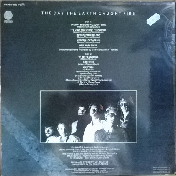 City Boy - The Day The Earth Caught Fire | Vertigo (6360 173) - 2