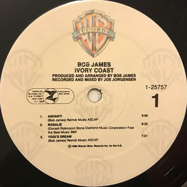 Bob James - Ivory Coast | Warner Bros. Records (9 25757-1) - 3 Bob James - Ivory Coast | Warner Bros. Records (9 25757-1) - 3