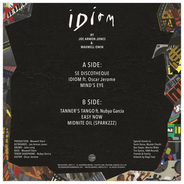 Joe Armon-Jones & Maxwell Owin - Idiom | YAM Recordings (YAM003) - 2