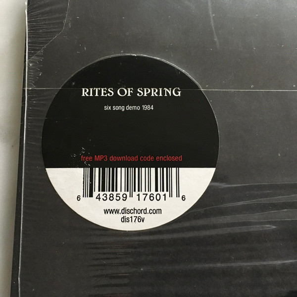 Rites Of Spring - Six Song Demo | Dischord Records (dis176V) - 2