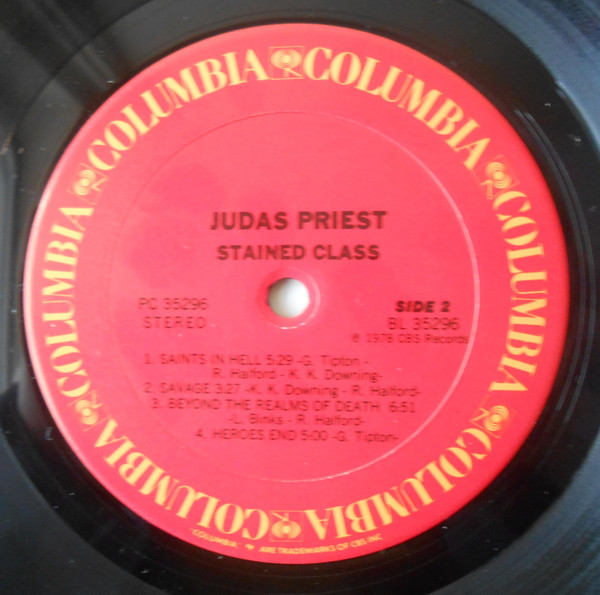 Judas Priest - Stained Class | Columbia (PC 35296) - 4