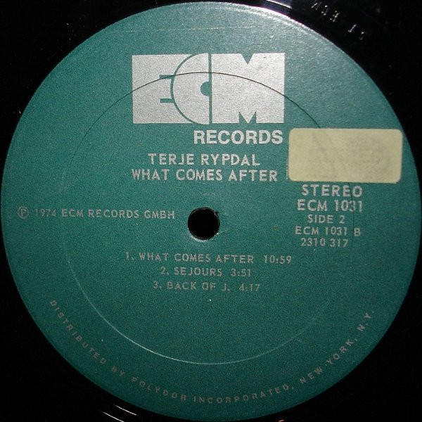 Terje Rypdal - What Comes After | ECM Records (ECM 1031) - 3 Terje Rypdal - What Comes After | ECM Records (ECM 1031) - 3