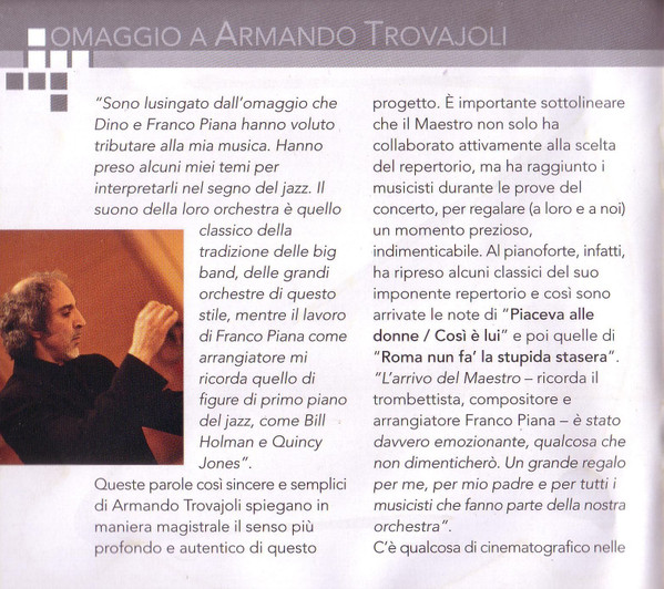 Dino E Franco Piana Jazz Orchestra - Omaggio A Armando Trovajoli | Casa Del Jazz (CdJ3_04) - 4 Dino E Franco Piana Jazz Orchestra - Omaggio A Armando Trovajoli | Casa Del Jazz (CdJ3_04) - 4