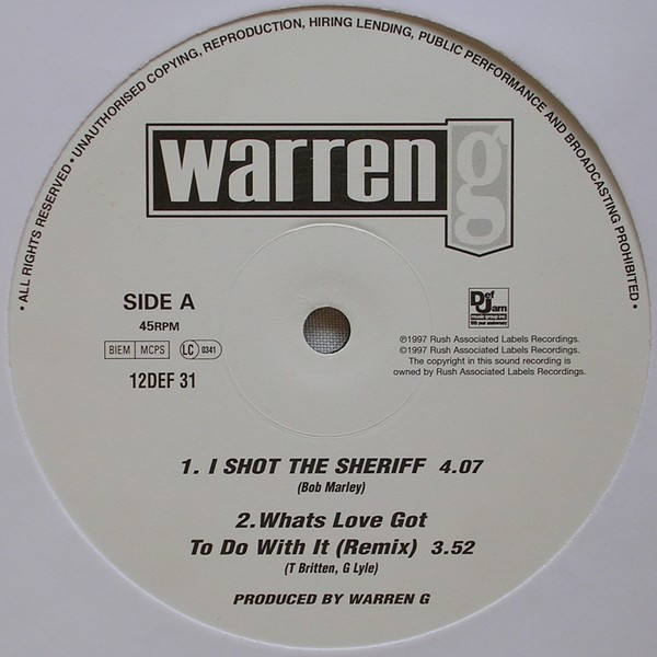 Warren G - I Shot The Sheriff | Def Jam Music Group Inc. (12 DEF 31) - 3 Warren G - I Shot The Sheriff | Def Jam Music Group Inc. (12 DEF 31) - 3