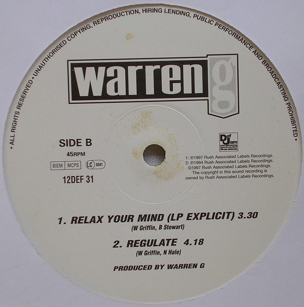 Warren G - I Shot The Sheriff | Def Jam Music Group Inc. (12 DEF 31) - 4 Warren G - I Shot The Sheriff | Def Jam Music Group Inc. (12 DEF 31) - 4