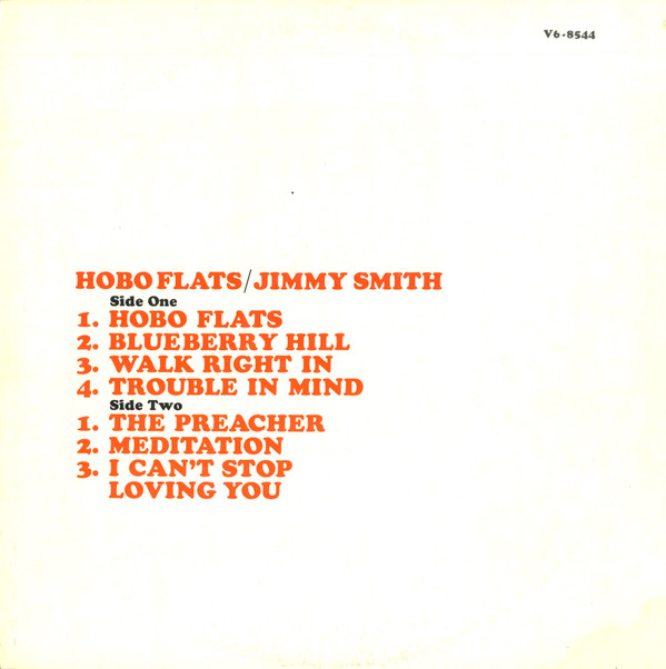 Jimmy Smith - Hobo Flats | Verve Records (V6-8544) - 2 Jimmy Smith - Hobo Flats | Verve Records (V6-8544) - 2