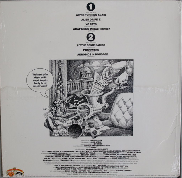 Frank Zappa - Frank Zappa Meets The Mothers Of Prevention | Barking Pumpkin Records (ST-74203) - 2 Frank Zappa - Frank Zappa Meets The Mothers Of Prevention | Barking Pumpkin Records (ST-74203) - 2