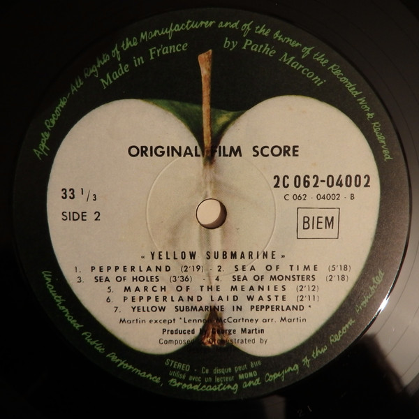 The Beatles - Yellow Submarine | Apple Records (2C 062-04002) - 4 The Beatles - Yellow Submarine | Apple Records (2C 062-04002) - 4