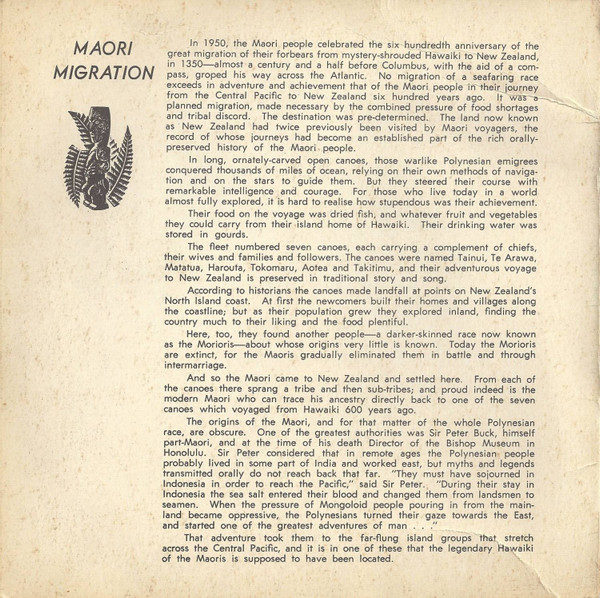 Various - The Maori Of New Zealand | Viking (VSP.10) - 4 Various - The Maori Of New Zealand | Viking (VSP.10) - 4