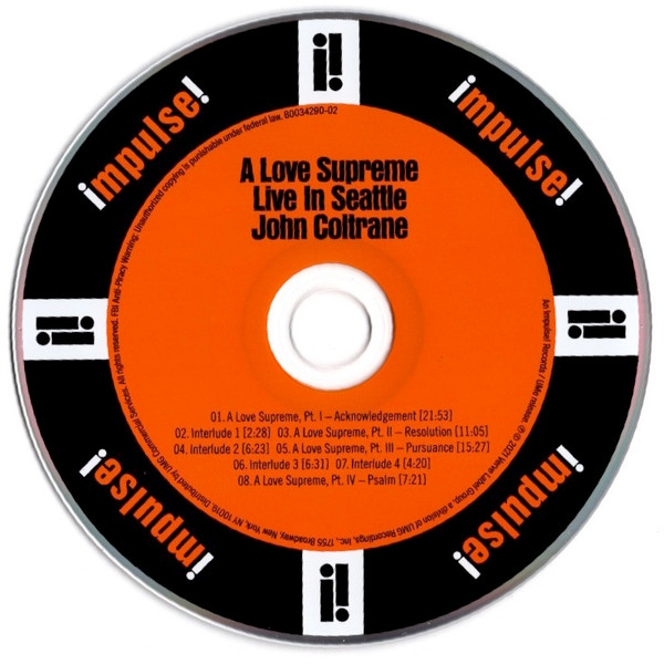 John Coltrane - A Love Supreme: Live In Seattle | Impulse! (B0034290-02) - 4