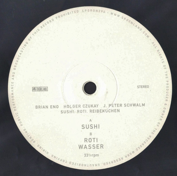 Brian Eno , Holger Czukay , J. Peter Schwalm - Sushi. Roti. Reibekuchen LP | Grönland Records (LPGRON290) - 4 Brian Eno , Holger Czukay , J. Peter Schwalm - Sushi. Roti. Reibekuchen LP | Grönland Records (LPGRON290) - 4