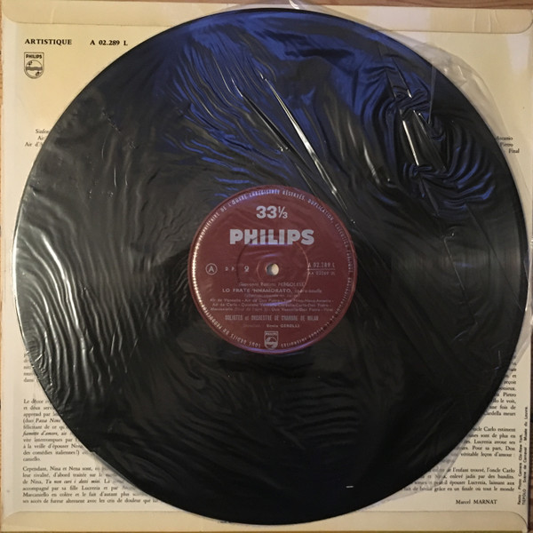 Giovanni Battista Pergolesi - Lo Frate 'Nnamorato | Philips (A 02.289 L) - 4