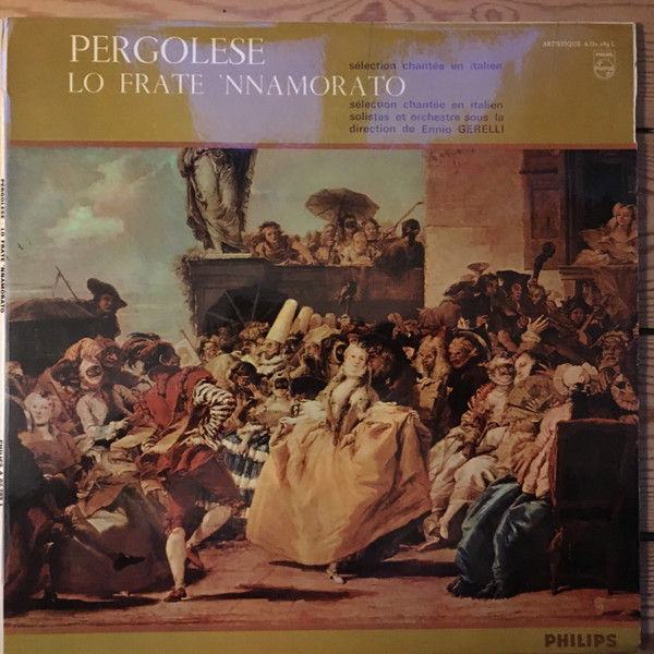 Giovanni Battista Pergolesi - Lo Frate 'Nnamorato | Philips (A 02.289 L) - main