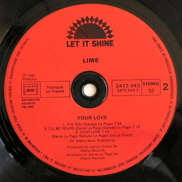 Lime - Your Love | Let It Shine (2473 943) - 4 Lime - Your Love | Let It Shine (2473 943) - 4