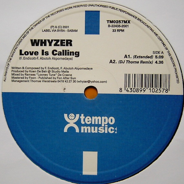 Whyzer - Love Is Calling | Tempo Music (TM0257MX) - 2