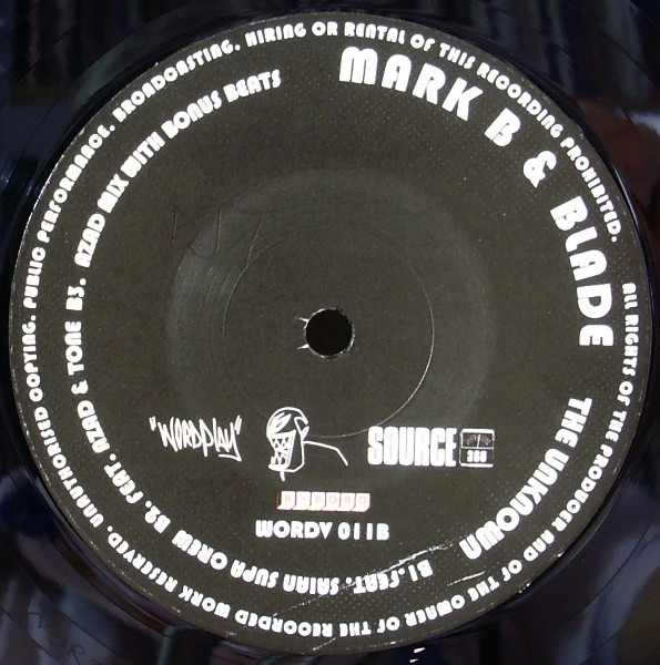 Mark B & Blade - The Unknown (Remixes) | Wordplay Records (WORDV 011) - 4