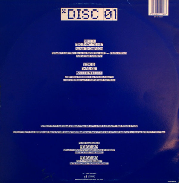 Alan Thompson / Malcolm Duffy - Trade EP Disc 01 | Trade (TREP1) - 4