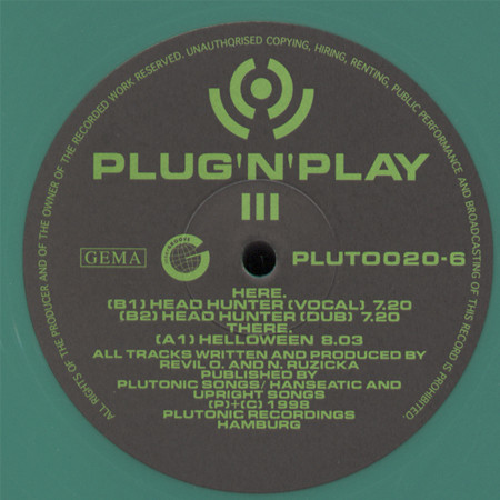 Plug 'N' Play - III | Plutonic Recordings (PLUTO 020-6) - main