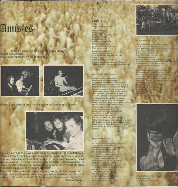 Yves Cloutier , Richard Toupin - Yves Et Toup [Vinyl] | Trans-World (TI 6024) - 4