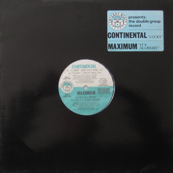 Continental / Maximum - Lucky / It's All Right | Steady Beat Records (STB 9301-5) - main