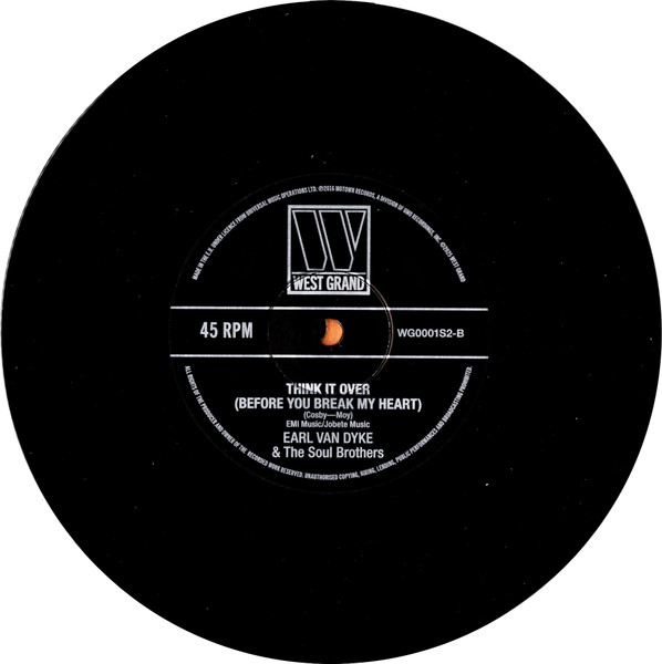 Brenda Holloway / Earl Van Dyke & The Soul Brothers - Think It Over (Before You Break My Heart) | West Grand (WG0001S2) - 2 Brenda Holloway / Earl Van Dyke & The Soul Brothers - Think It Over (Before You Break My Heart) | West Grand (WG0001S2) - 2