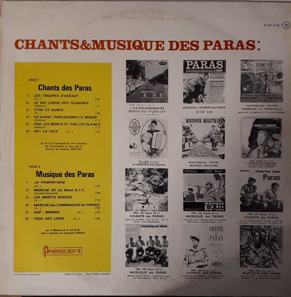 Musique Des Paras - Musique Des Paras | Président (KVP 178) - 2