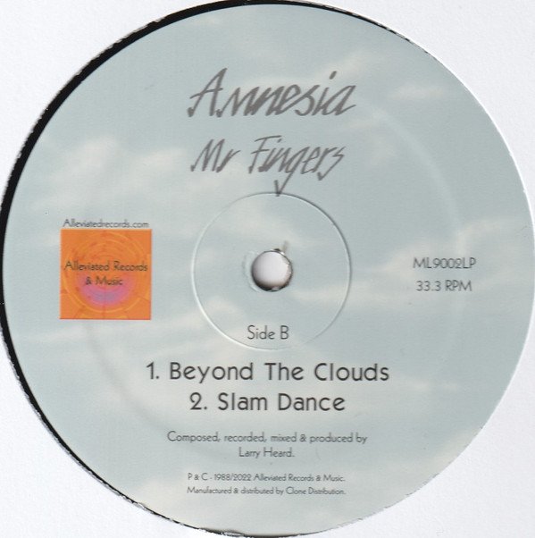 Mr. Fingers - Amnesia | Alleviated Records (ML9002LP) - 3 Mr. Fingers - Amnesia | Alleviated Records (ML9002LP) - 3