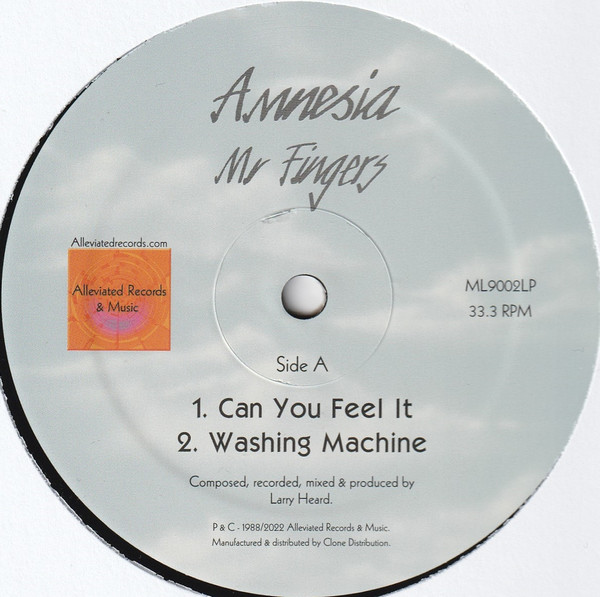 Mr. Fingers - Amnesia | Alleviated Records (ML9002LP) - 3 Mr. Fingers - Amnesia | Alleviated Records (ML9002LP) - 3
