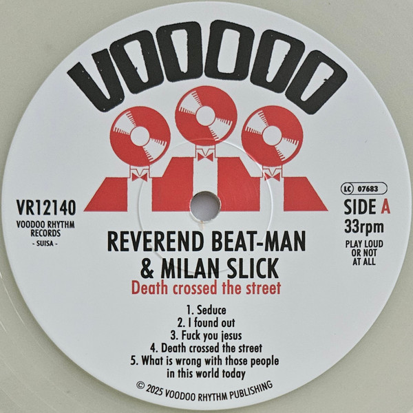 Reverend Beat-Man & Milan Slick - Death Crossed The Street | Voodoo Rhythm (VR12140) - 3 Reverend Beat-Man & Milan Slick - Death Crossed The Street | Voodoo Rhythm (VR12140) - 3