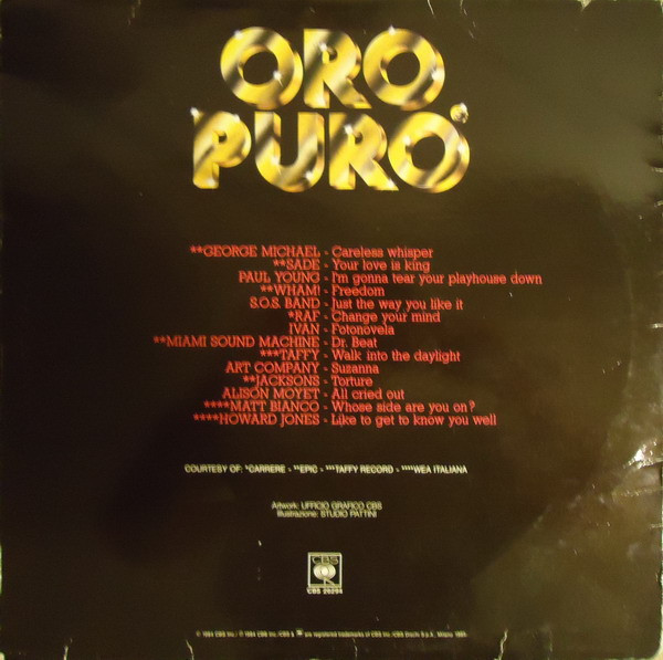 Various - Oro Puro 5 | CBS (CBS 26294) - main Various - Oro Puro 5 | CBS (CBS 26294) - main