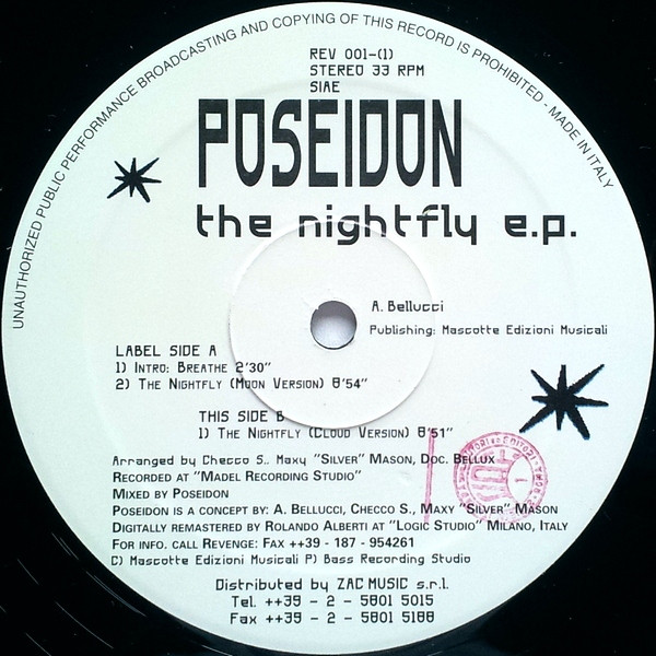 Poseidon - The Nightfly EP | Revenge (REV 001) - 4