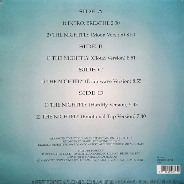Poseidon - The Nightfly EP | Revenge (REV 001) - 2