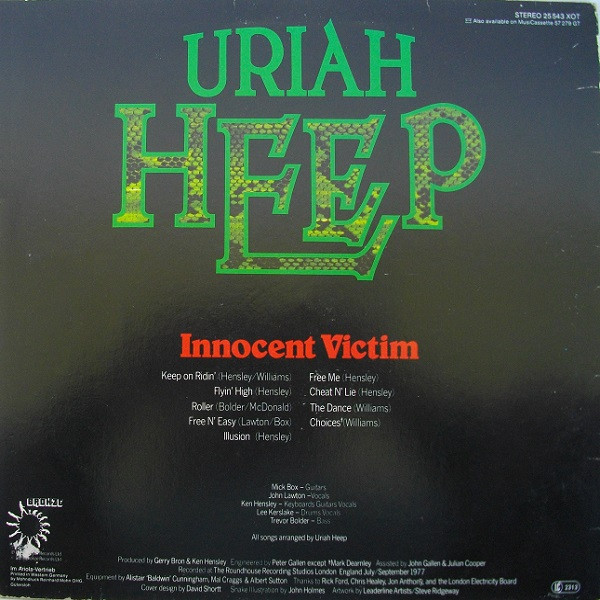 Uriah Heep - Innocent Victim | Bronze (25 543 XOT) - 2