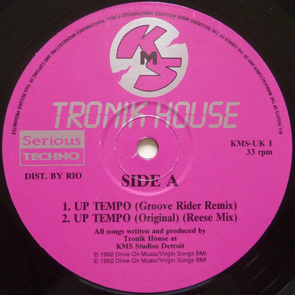 Tronikhouse - Up Tempo | KMS (KMS UK 1) - 2 Tronikhouse - Up Tempo | KMS (KMS UK 1) - 2