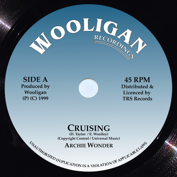 Archie Wonder - Cruising | Wooligan Recordings (TRS-WOOL-1)